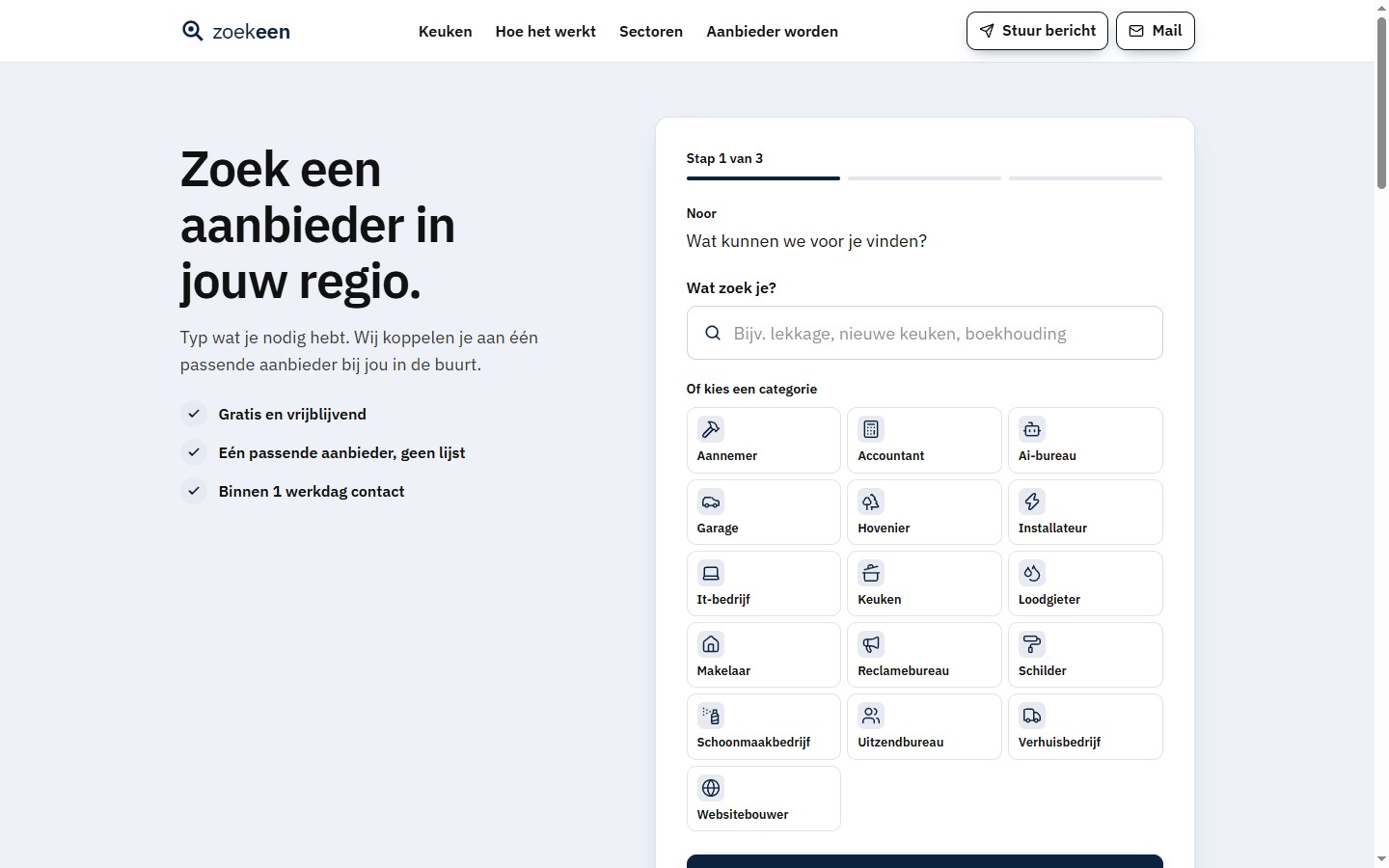 Schermafbeelding van zoekeen.nl